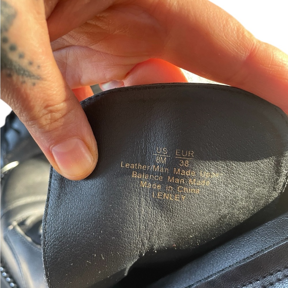 Sam Edelman Black Combat Boots - Picture 7 of 11